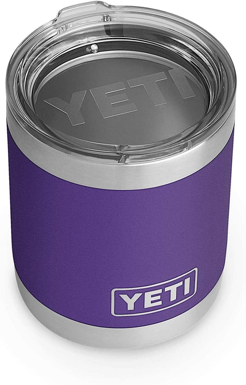 YETI Rambler 10 Oz Lowball, Vacuum Insulated, Stainless Steel with Standard Lid Home & Garden > Kitchen & Dining > Tableware > Drinkware YETI Peak Purple  