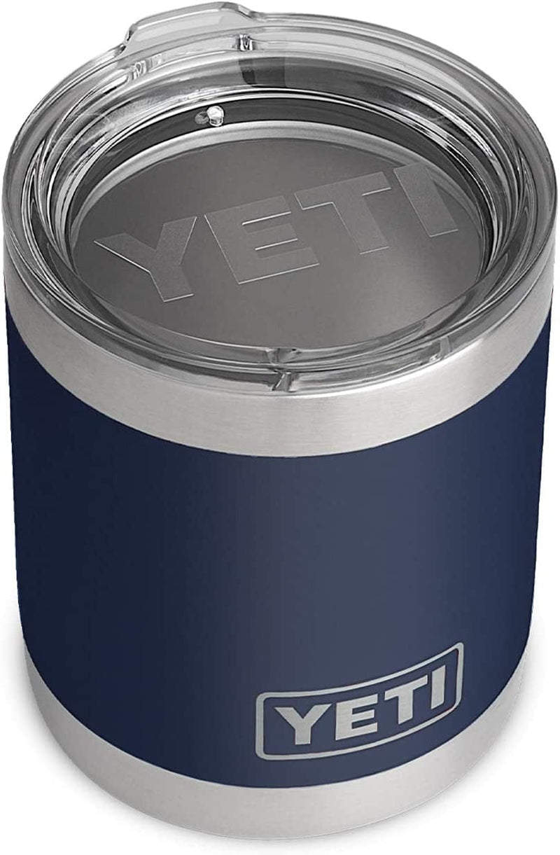 YETI Rambler 10 Oz Lowball, Vacuum Insulated, Stainless Steel with Standard Lid Home & Garden > Kitchen & Dining > Tableware > Drinkware YETI Navy  