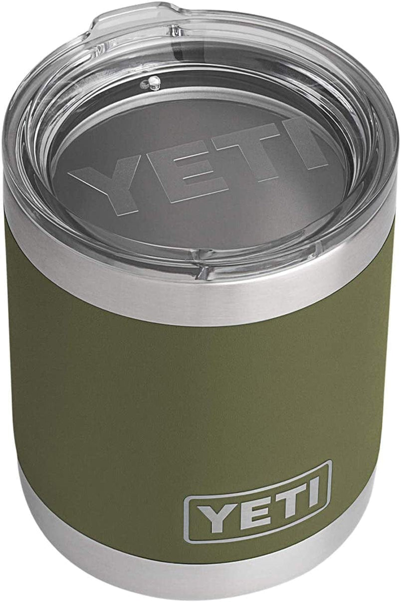 YETI Rambler 10 Oz Lowball, Vacuum Insulated, Stainless Steel with Standard Lid Home & Garden > Kitchen & Dining > Tableware > Drinkware YETI Olive Green  