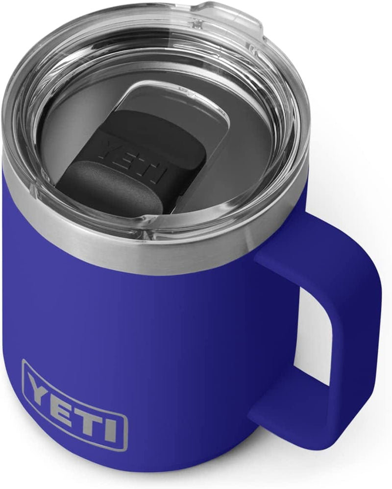YETI Rambler 10 Oz Stackable Mug, Vacuum Insulated, Stainless Steel with Magslider Lid, Offshore Blue Home & Garden > Kitchen & Dining > Tableware > Drinkware YETI Offshore Blue  