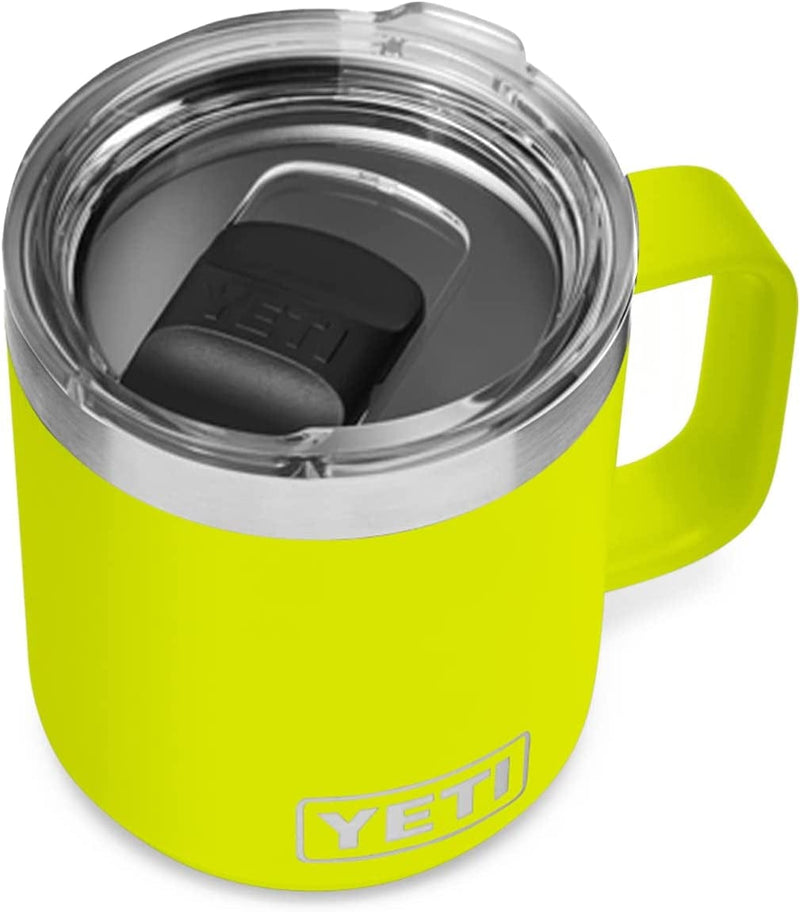 YETI Rambler 10 Oz Stackable Mug, Vacuum Insulated, Stainless Steel with Magslider Lid, Offshore Blue Home & Garden > Kitchen & Dining > Tableware > Drinkware YETI Chartreuse  