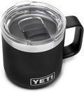 YETI Rambler 10 Oz Stackable Mug, Vacuum Insulated, Stainless Steel with Magslider Lid, Offshore Blue Home & Garden > Kitchen & Dining > Tableware > Drinkware YETI Black  