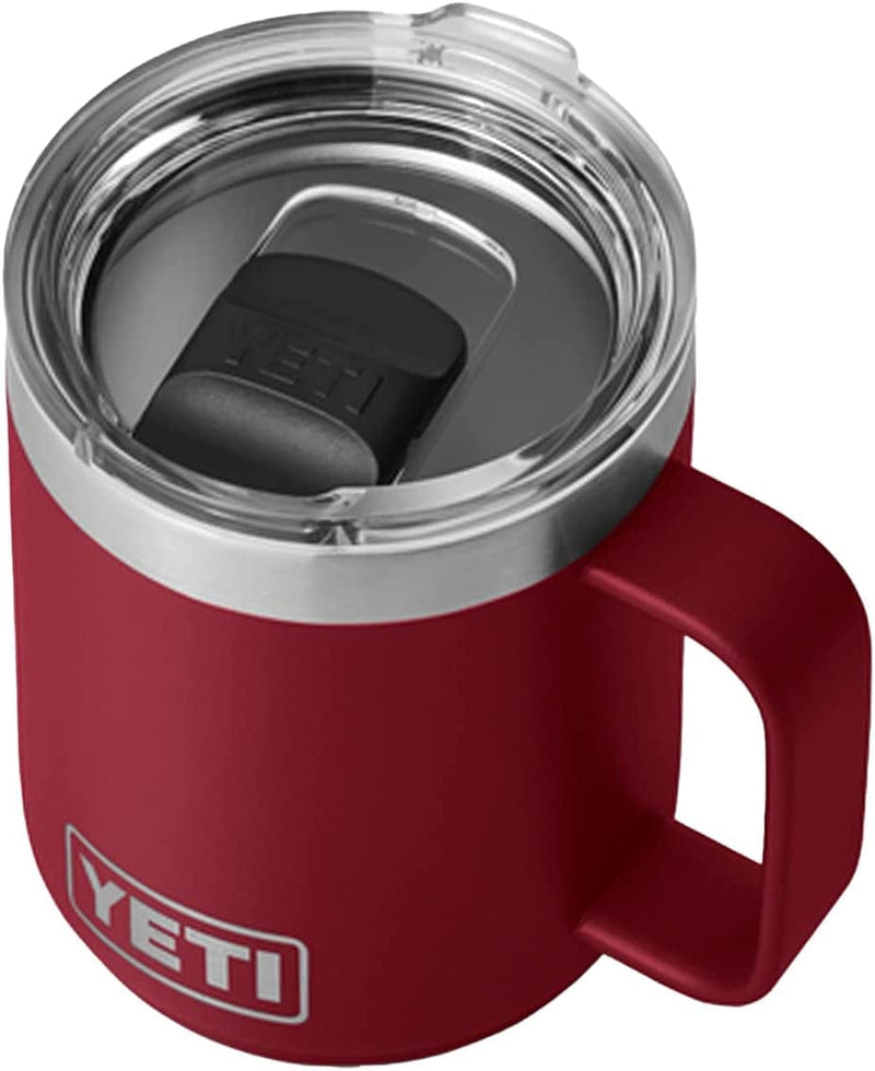 YETI Rambler 10 Oz Stackable Mug, Vacuum Insulated, Stainless Steel with Magslider Lid, Offshore Blue Home & Garden > Kitchen & Dining > Tableware > Drinkware YETI Harvest Red  