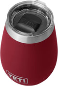 YETI Rambler 10 Oz Wine Tumbler, Vacuum Insulated, Stainless Steel with Magslider Lid Home & Garden > Kitchen & Dining > Tableware > Drinkware YETI Harvest Red  