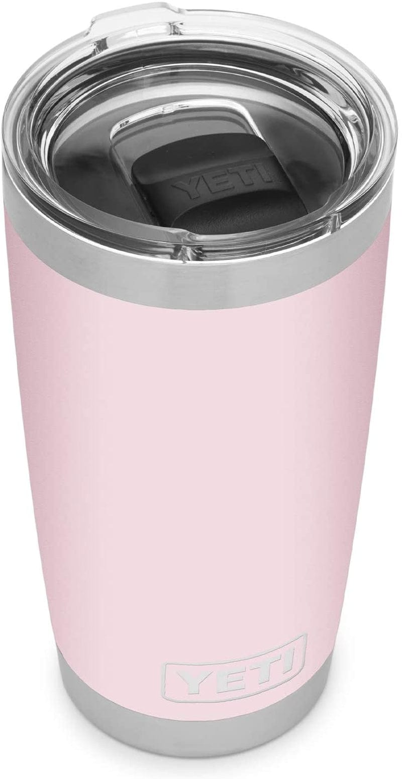 YETI Rambler 20 Oz Stainless Steel Vacuum Insulated Tumbler W/Magslider Lid Home & Garden > Kitchen & Dining > Tableware > Drinkware YETI Ice Pink 1 Count (Pack of 1) 