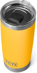 YETI Rambler 20 Oz Stainless Steel Vacuum Insulated Tumbler W/Magslider Lid Home & Garden > Kitchen & Dining > Tableware > Drinkware YETI Alpine Yellow 1 Count (Pack of 1) 