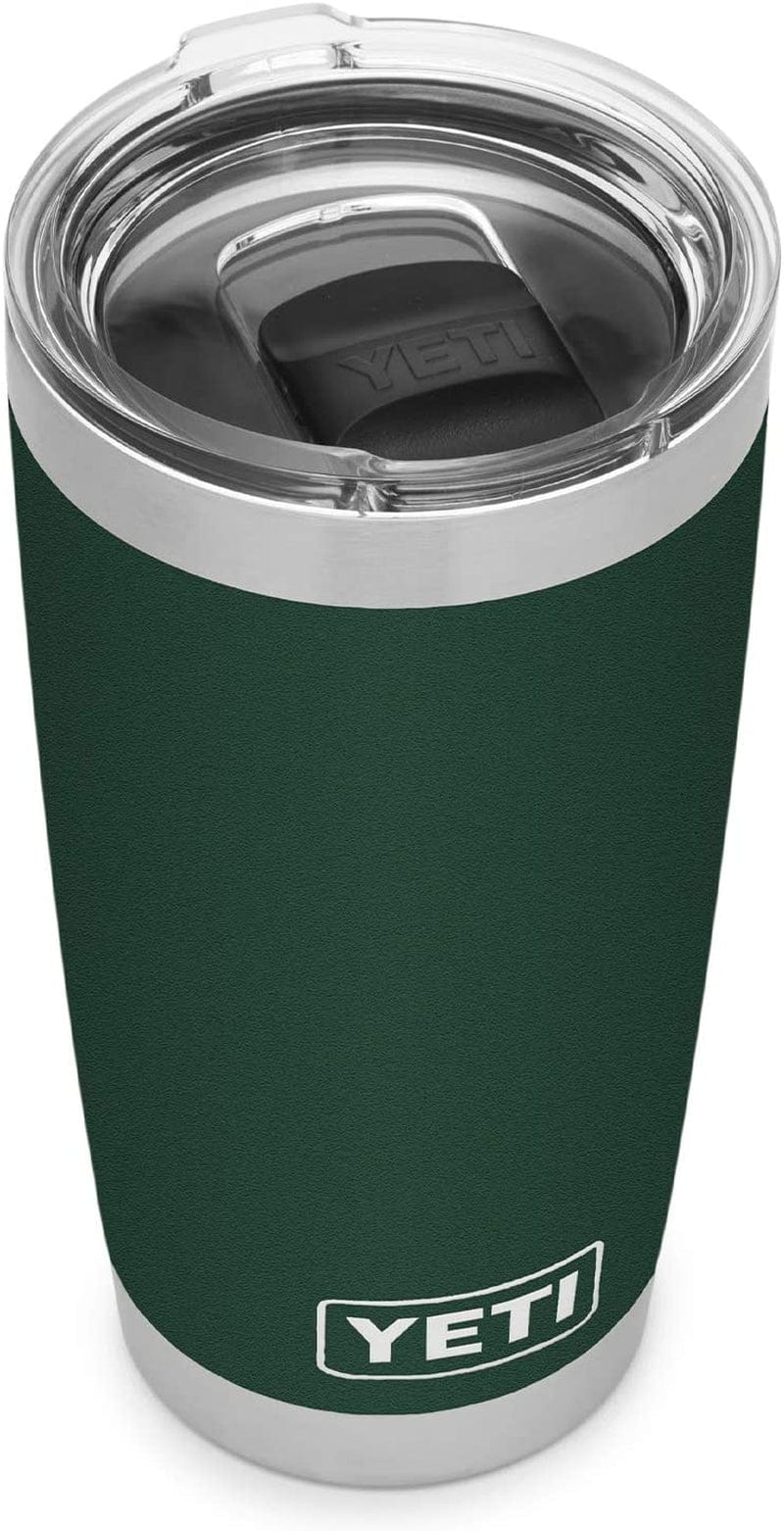 YETI Rambler 20 Oz Stainless Steel Vacuum Insulated Tumbler W/Magslider Lid Home & Garden > Kitchen & Dining > Tableware > Drinkware YETI Northwoods Green 1 Count (Pack of 1) 