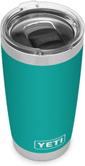 YETI Rambler 20 Oz Stainless Steel Vacuum Insulated Tumbler W/Magslider Lid Home & Garden > Kitchen & Dining > Tableware > Drinkware YETI Aquifer Blue 1 Count (Pack of 1) 