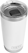 YETI Rambler 20 Oz Stainless Steel Vacuum Insulated Tumbler W/Magslider Lid Home & Garden > Kitchen & Dining > Tableware > Drinkware YETI White 1 Count (Pack of 1) 