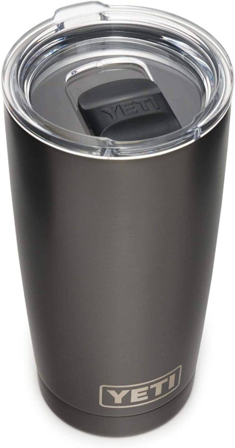 YETI Rambler 20 Oz Stainless Steel Vacuum Insulated Tumbler W/Magslider Lid Home & Garden > Kitchen & Dining > Tableware > Drinkware YETI Graphite 1 Count (Pack of 1) 