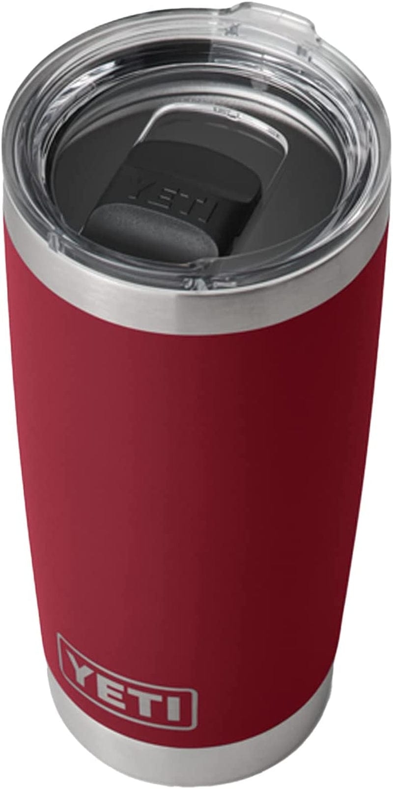 YETI Rambler 20 Oz Stainless Steel Vacuum Insulated Tumbler W/Magslider Lid Home & Garden > Kitchen & Dining > Tableware > Drinkware YETI Harvest Red 1 Count (Pack of 1) 