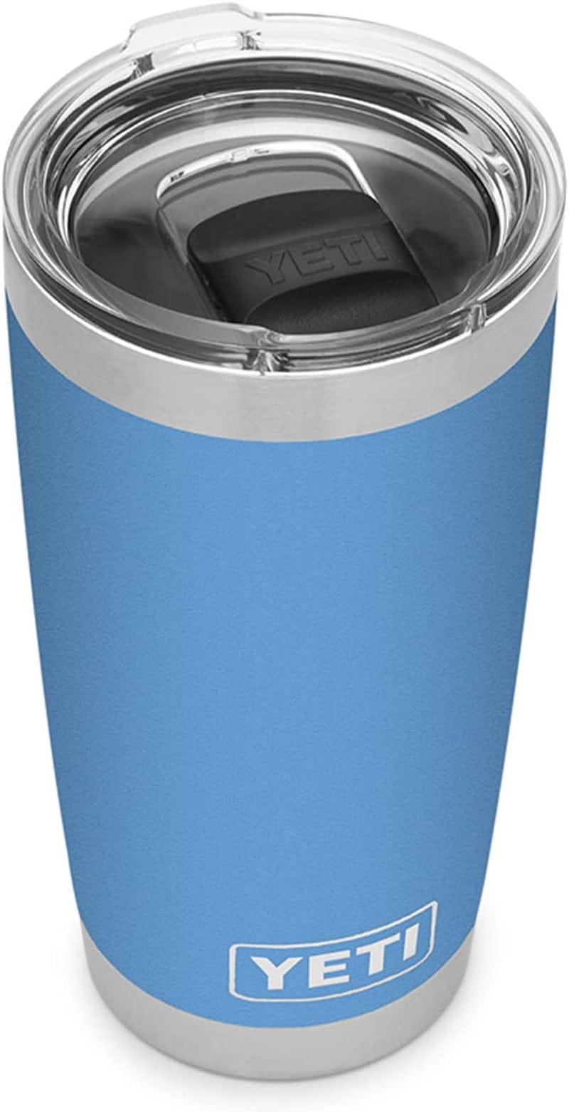 YETI Rambler 20 Oz Stainless Steel Vacuum Insulated Tumbler W/Magslider Lid Home & Garden > Kitchen & Dining > Tableware > Drinkware YETI Pacific Blue 1 Count (Pack of 1) 