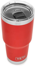 YETI Rambler 30 Oz Stainless Steel Vacuum Insulated Tumbler W/Magslider Lid Home & Garden > Kitchen & Dining > Tableware > Drinkware YETI Canyon Red 1 Count (Pack of 1) 