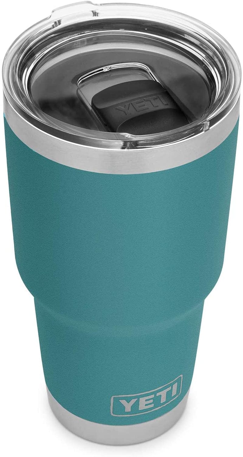 YETI Rambler 30 Oz Stainless Steel Vacuum Insulated Tumbler W/Magslider Lid Home & Garden > Kitchen & Dining > Tableware > Drinkware YETI River Green 1 Count (Pack of 1) 
