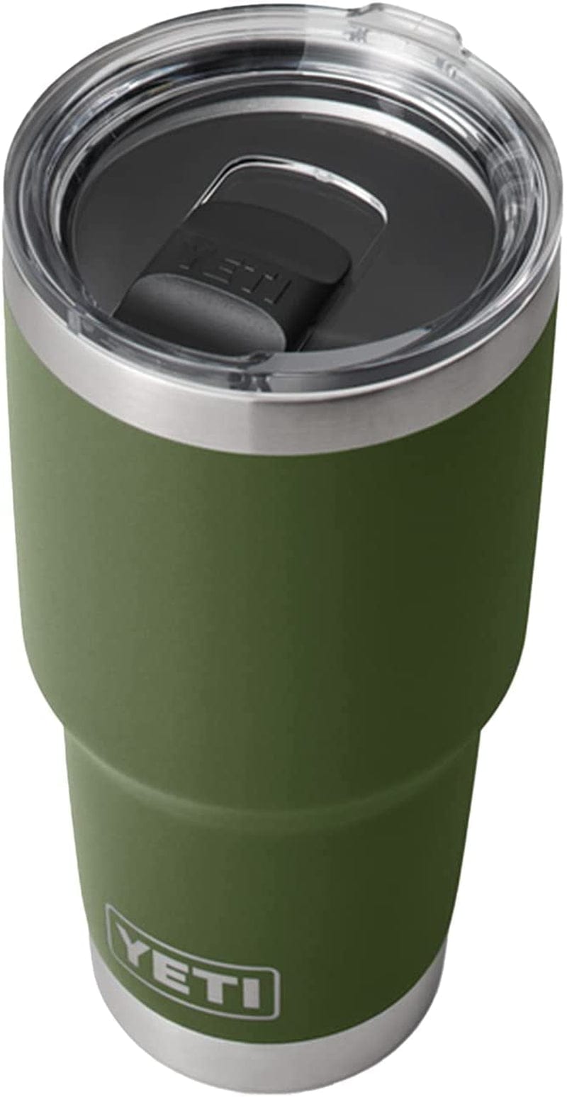 YETI Rambler 30 Oz Stainless Steel Vacuum Insulated Tumbler W/Magslider Lid Home & Garden > Kitchen & Dining > Tableware > Drinkware YETI Highlands Olive 1 Count (Pack of 1) 