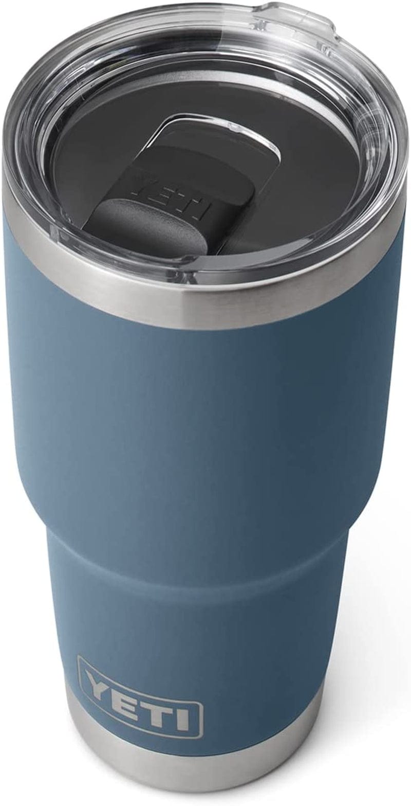 YETI Rambler 30 Oz Stainless Steel Vacuum Insulated Tumbler W/Magslider Lid Home & Garden > Kitchen & Dining > Tableware > Drinkware YETI Nordic Blue 1 Count (Pack of 1) 