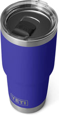 YETI Rambler 30 Oz Stainless Steel Vacuum Insulated Tumbler W/Magslider Lid Home & Garden > Kitchen & Dining > Tableware > Drinkware YETI Offshore Blue 1 Count (Pack of 1) 