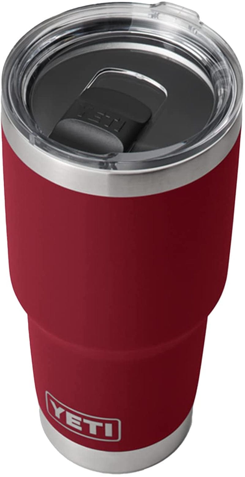 YETI Rambler 30 Oz Stainless Steel Vacuum Insulated Tumbler W/Magslider Lid Home & Garden > Kitchen & Dining > Tableware > Drinkware YETI Harvest Red 1 Count (Pack of 1) 