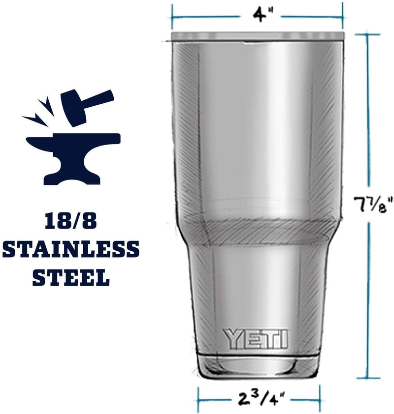 YETI Rambler 30 Oz Stainless Steel Vacuum Insulated Tumbler W/Magslider Lid Home & Garden > Kitchen & Dining > Tableware > Drinkware YETI   