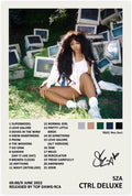 YEZLH SZA Poster Ctrl Deluxe Music Album Cover Signed Limited Edition Canvas Poster Wall Art Decor Print Picture Paintings for Living Room Bedroom Decoration Unframe: 12X18Inch(30X45Cm) Home & Garden > Decor > Artwork > Posters, Prints, & Visual Artwork YEZLH SZA Poster Ctrl Deluxe Music Album Cover Signed Limited Edition Unframe:12x18inch(30x45cm) 