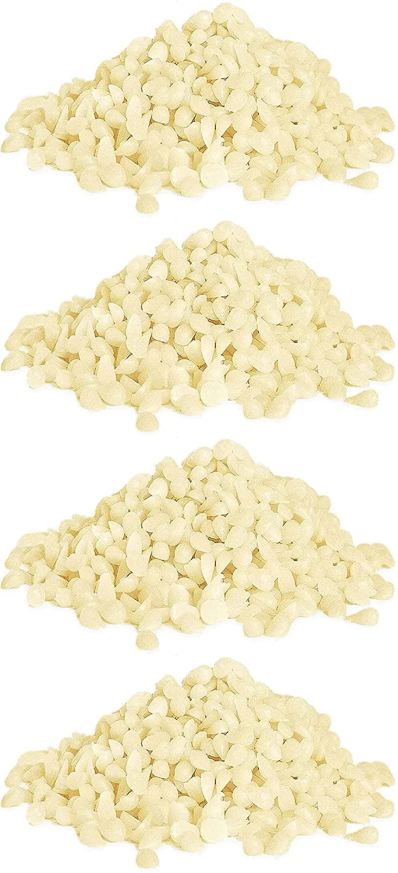 YIHANG White Beeswax Pellets 10 lb-(160 oz) (Four Pack)