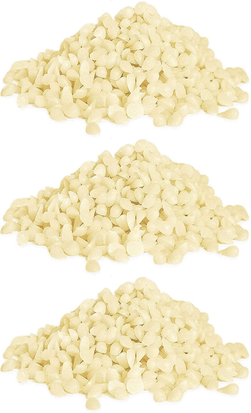 YIHANG White Beeswax Pellets 10 lb-(160 oz) (Three Pack)