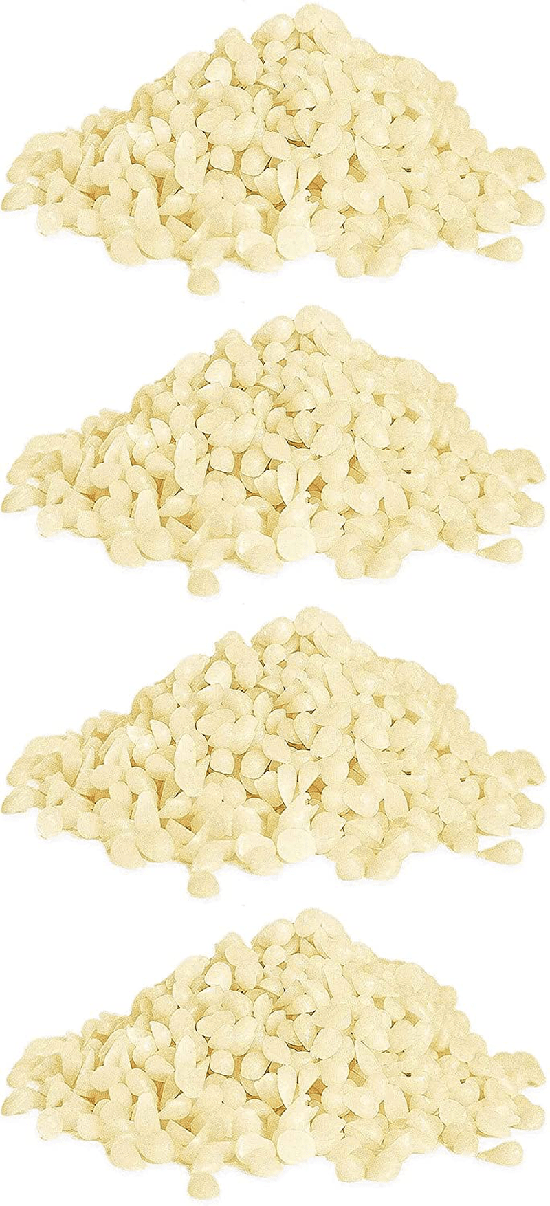 YIHANG White Beeswax Pellets 10 lb-(160 oz) (Three Pack)