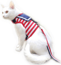 Yizhi Miaow Cat Harness and Leash for Walking Escape Proof, Adjustable Cat Walking Jackets, Padded Cat Vest Animals & Pet Supplies > Pet Supplies > Cat Supplies > Cat Apparel YIZHI MIAOW Sailor suit red S 4-6LBS 