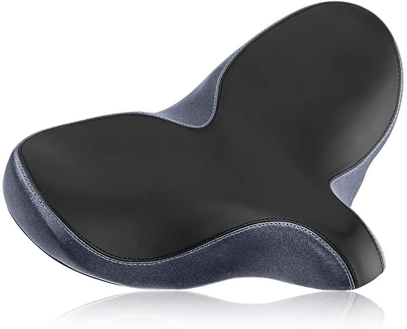 YLG Oversized Comfort Bike Seat Comfortable Replacement Bike Saddle Memory Foam Soft Bike Saddle Waterproof Universal Fit Bicycle Seat for Women Men Sporting Goods > Outdoor Recreation > Cycling > Bicycles YLG A-outdoor Bike Seat  