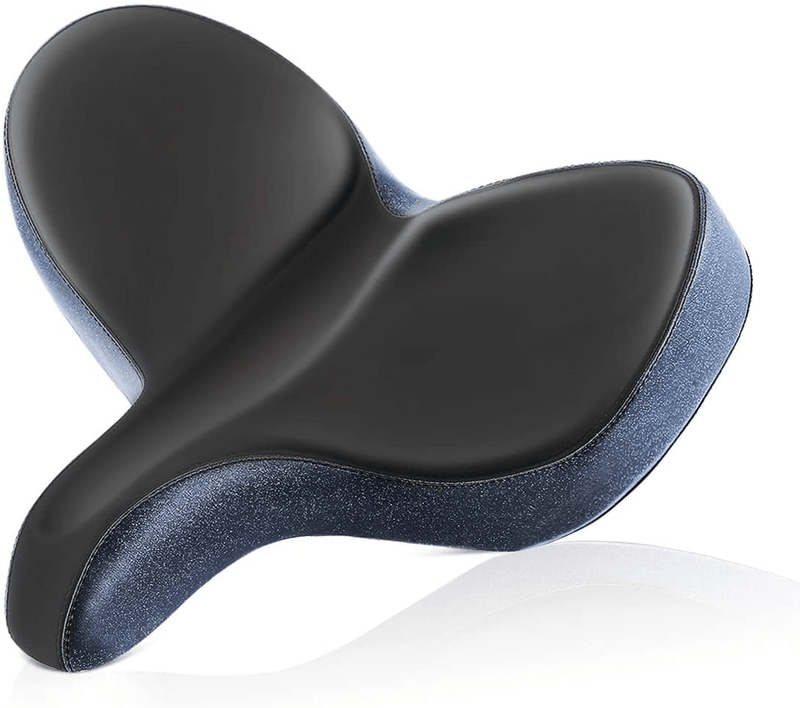YLG Oversized Comfort Bike Seat Comfortable Replacement Bike Saddle Memory Foam Soft Bike Saddle Waterproof Universal Fit Bicycle Seat for Women Men Sporting Goods > Outdoor Recreation > Cycling > Bicycles YLG D-wide Plus+ Saddle  