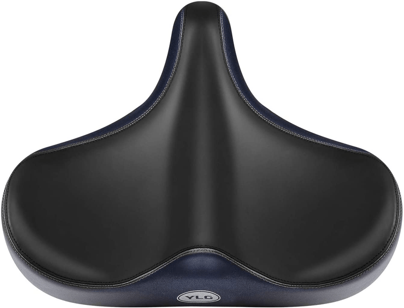 YLG Oversized Comfort Bike Seat Comfortable Replacement Bike Saddle Memory Foam Soft Bike Saddle Waterproof Universal Fit Bicycle Seat for Women Men Sporting Goods > Outdoor Recreation > Cycling > Bicycles YLG B-indoor Bike Seat  