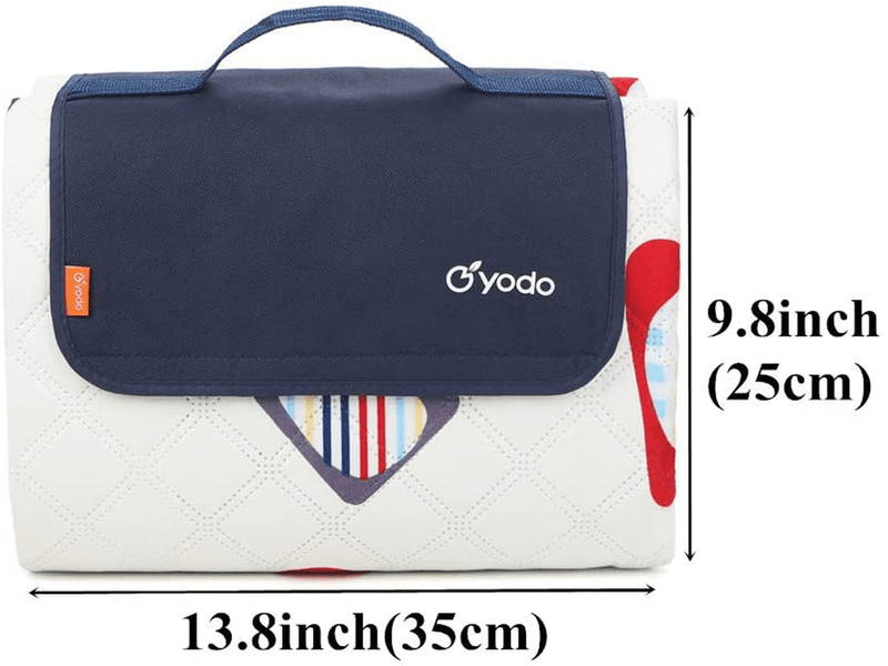 yodo Extra Large Machine Washable Picnic Blanket Tote for Family Outdoor Camping Beach Hiking Festivals Concerts Home & Garden > Lawn & Garden > Outdoor Living > Outdoor Blankets > Picnic Blankets yodo   