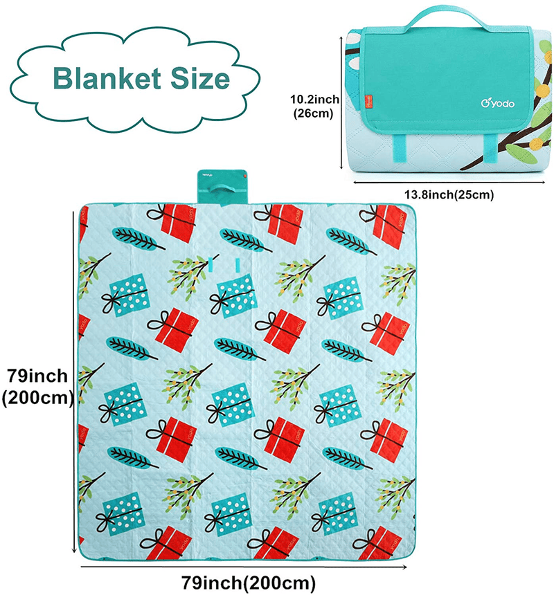 yodo Extra Large Machine Washable Picnic Blanket Tote for Family Outdoor Camping Beach Hiking Festivals Concerts Home & Garden > Lawn & Garden > Outdoor Living > Outdoor Blankets > Picnic Blankets Yodo Group   