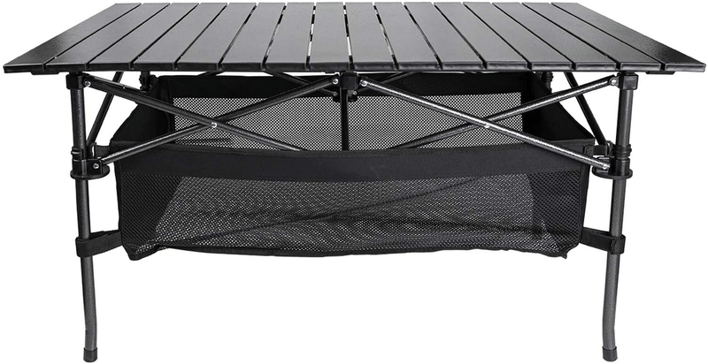 YOLER Portable Camping Table, Aluminum Folding Camping Table with Carry Bag Lightweight for Beach BBQ Picnic (37" Lx21.6 Wx19.7 H) Sporting Goods > Outdoor Recreation > Camping & Hiking > Camp Furniture YOLER 37" Lx21.6 Wx19.7 H  