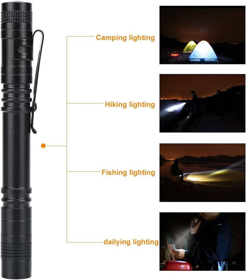 Yosoo Health Gear Small Clip on Pocket Torch, Mini Torches LED Flashlight Torch, Portable Super Bright Pen Torch for Inspection, Work, Repair and More Hardware > Tools > Flashlights & Headlamps > Flashlights Yosoo Health Gear   