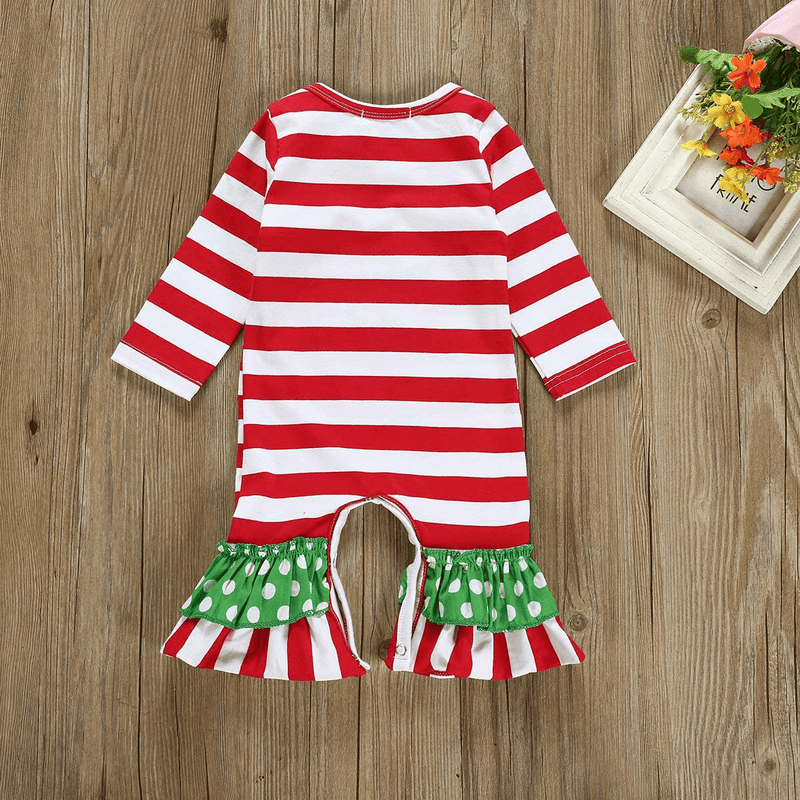 Youweiwu Infant Baby Girl Thanksgiving/Christmas Outfit Turkey Santa Romper Jumpsuit Pajamas My 1st Thanksgiving Xmas Home & Garden > Decor > Seasonal & Holiday Decorations& Garden > Decor > Seasonal & Holiday Decorations Youweiwu   