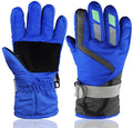 YR.Lover Children Ski Gloves Winter Warm Outdoor Riding Thickening Gloves(2-4Y)  KOL DEALS Blue1 S-2-4y 