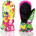 YR.Lover Children Ski Gloves Winter Warm Outdoor Riding Thickening Gloves(2-4Y)  KOL DEALS Rose One Size 