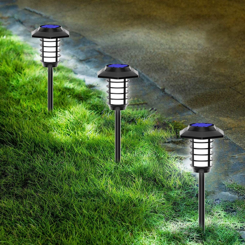 YSMLE Outdoor Solar Flickering Flame Light 2Pack Five Colors Garden Lights Waterproof Torch Lamp Ground Paths Plug Lighting Landscape Decorative Pathway Light with Remote for Christmas Deck Patio Home & Garden > Lighting > Lamps YSMLE   