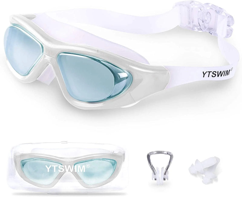 YTSWIM Polarized Swimming Goggles, Clear Swim Goggles for Men Women Lap Swimming, Anti-Fog and UV Protection Swim Glasses Furniture > Shelving > Wall Shelves & Ledges YTSWIM Crystal Clear  