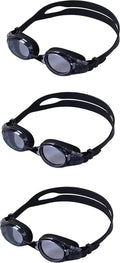 YUENREE 3 Pack Swim Goggles - Suitable for Adults Men Women Youth Teens Boys Girls Ages 4+ - with 3 Hard Travel Cases Sporting Goods > Outdoor Recreation > Boating & Water Sports > Swimming > Swim Goggles & Masks YUENREE 3 Pack for Adults-4  