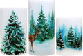 YUROZAC Christmas Flameless Candles with 6H Timer, Flickering Battery Operated Real Wax Electric LED Pillar Candles for Xmas Decoration Fairy Angel Reindeer Decal Set of 3, D3" x H6" Home & Garden > Decor > Seasonal & Holiday Decorations& Garden > Decor > Seasonal & Holiday Decorations YUROZAC Christmas Tree  