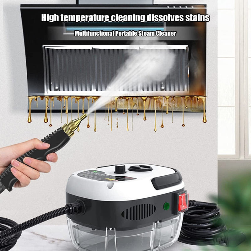 Z&HA 2500W Steam Cleaner, Portable Handheld Steam Cleaner High Temperature Pressurized Steam Cleaner with Brush Head for Kitchen Bathroom Furniture, Window, Car, Appliances with Cleaning Kit Tools Home & Garden > Household Supplies > Household Cleaning Supplies Z&HA   