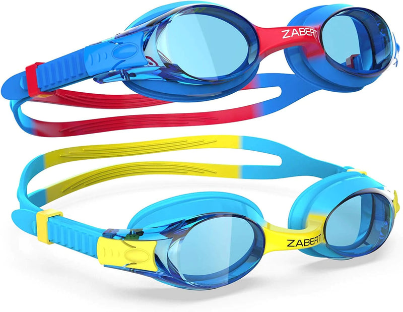 ZABERT K20 Swimming Goggles for Kids Girls Boys Age 3-14 Years Old, Anti-Fog 100% UV Protection with Travel Bag Sporting Goods > Outdoor Recreation > Boating & Water Sports > Swimming > Swim Goggles & Masks ZABERT
