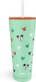 Zak Designs Sanrio Hello Kitty Vacuum Insulated Stainless Steel Travel Tumbler with Splash-Proof Lid, Includes Reusable Plastic Straw and Fits in Car Cup Holders (18/8 SS, 25 Oz) Home & Garden > Kitchen & Dining > Tableware > Drinkware Zak Designs Mickey Mouse-Sure Thing 1 Count (Pack of 1) 