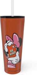 Zak Designs Sanrio Hello Kitty Vacuum Insulated Stainless Steel Travel Tumbler with Splash-Proof Lid, Includes Reusable Plastic Straw and Fits in Car Cup Holders (18/8 SS, 25 Oz) Home & Garden > Kitchen & Dining > Tableware > Drinkware Zak Designs Minnie Mouse-Sure Thing 1 Count (Pack of 1) 