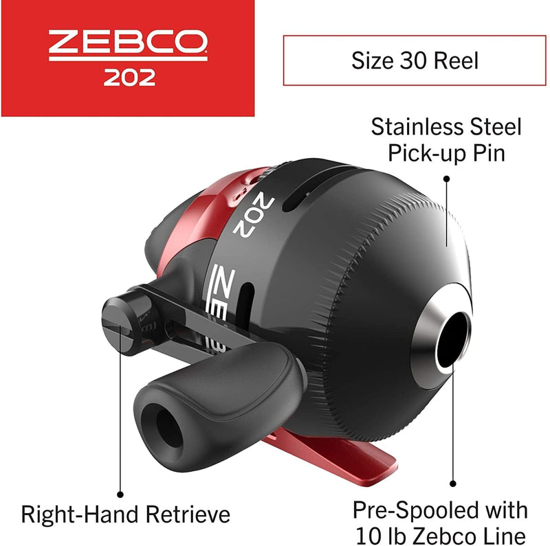 Zebco 202 & 404 Spincast Reels and Fishing Rod Combos (2-Pack) Sporting Goods > Outdoor Recreation > Fishing > Fishing Rods Zebco   