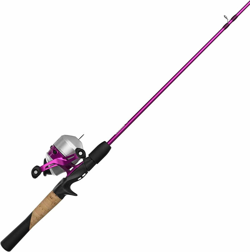 Zebco 33 Spincast Reel and 2-Piece Fishing Rod Combo, 5-Foot 6-Inch Durable Fiberglass Rod, Quickset Anti-Reverse Fishing Reel with Bite Alert Sporting Goods > Outdoor Recreation > Fishing > Fishing Rods Zebco Pink - With Tackle Pack  