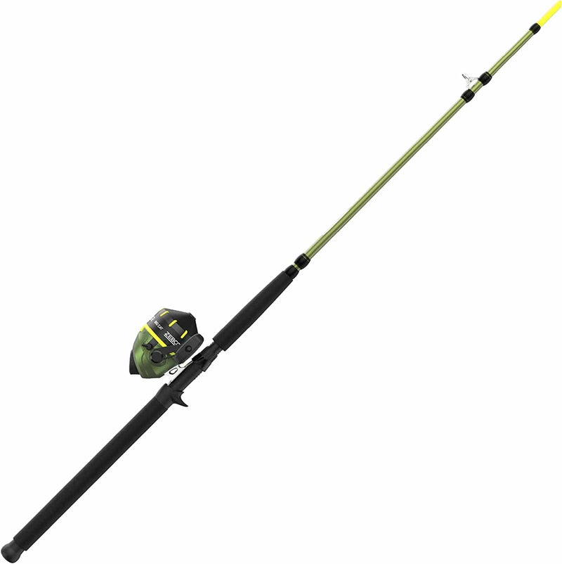 Zebco Big Cat Spincast Reel and Fishing Rod Combo, All-Metal Gears, Changeable Right- or Left-Hand Retrieve Sporting Goods > Outdoor Recreation > Fishing > Fishing Rods Zebco 7'0" Rod, Size 80 Reel  