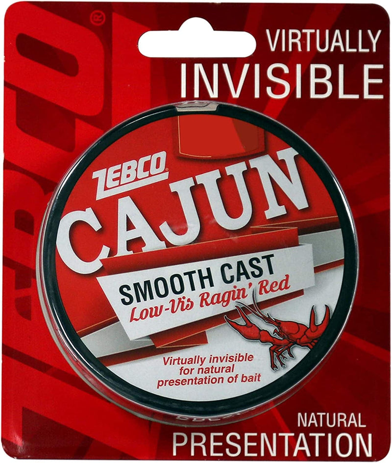 Zebco Cajun Line Smooth Cast Fishing Line, Low Vis Ragin' Red Sporting Goods > Outdoor Recreation > Fishing > Fishing Lines & Leaders Zebco Filler Spool 330-yard/14-pound 